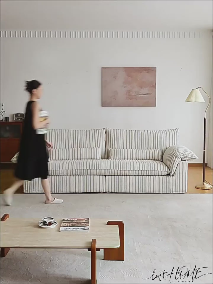 Vintage Chenille Velvet Fabric 4 Seater Sofa KOALA