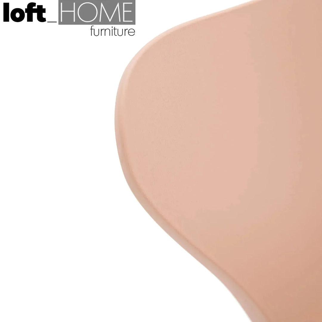 Contemporary plastic dining chair ant detail 4.