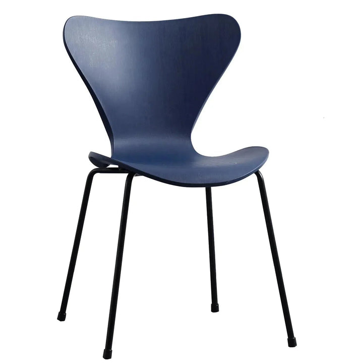 Contemporary plastic dining chair ant detail 7.