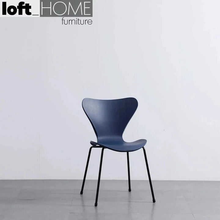 Contemporary plastic dining chair ant detail 8.