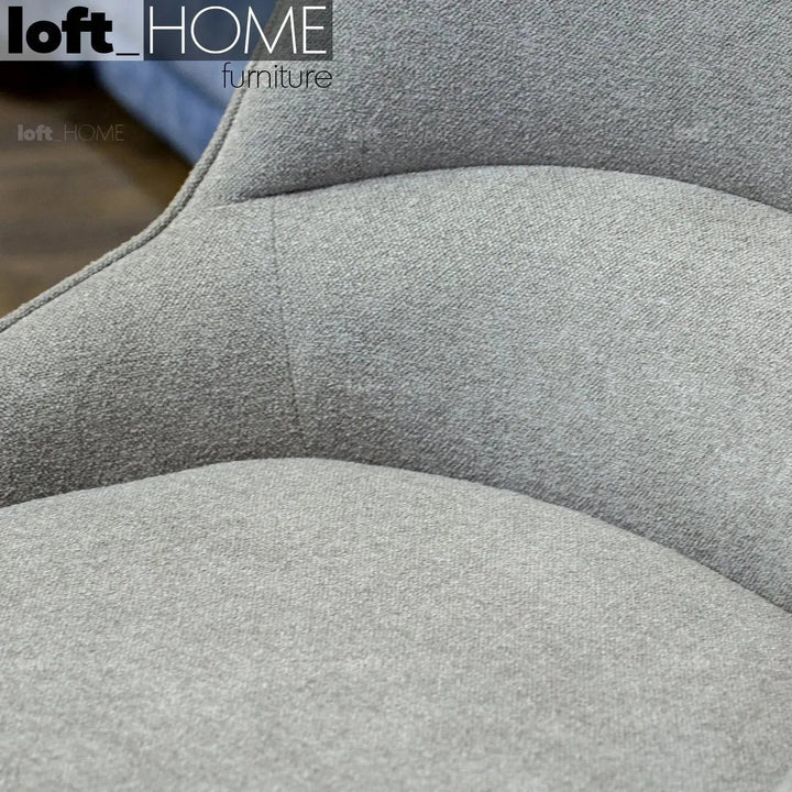 Modern fabric and leather dining chair metal man n14 situational feels.