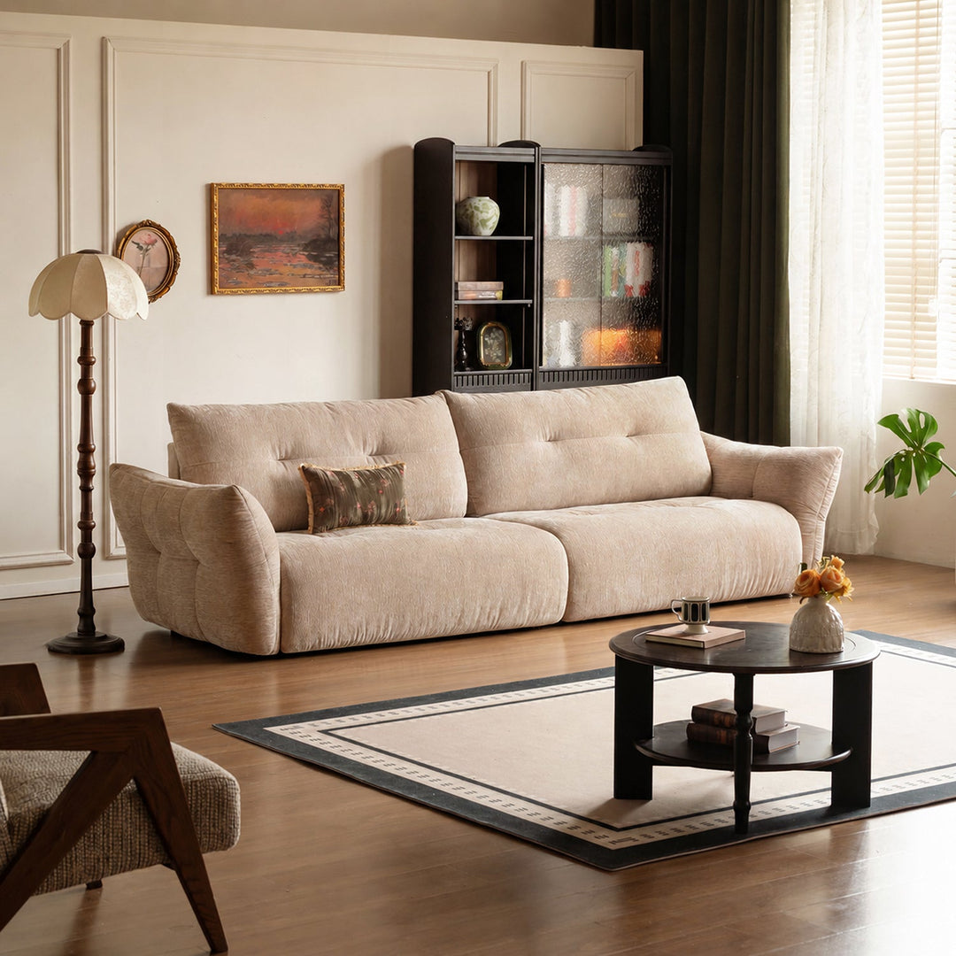 Removable fabric sofa cover for mochi sofa primary product view.