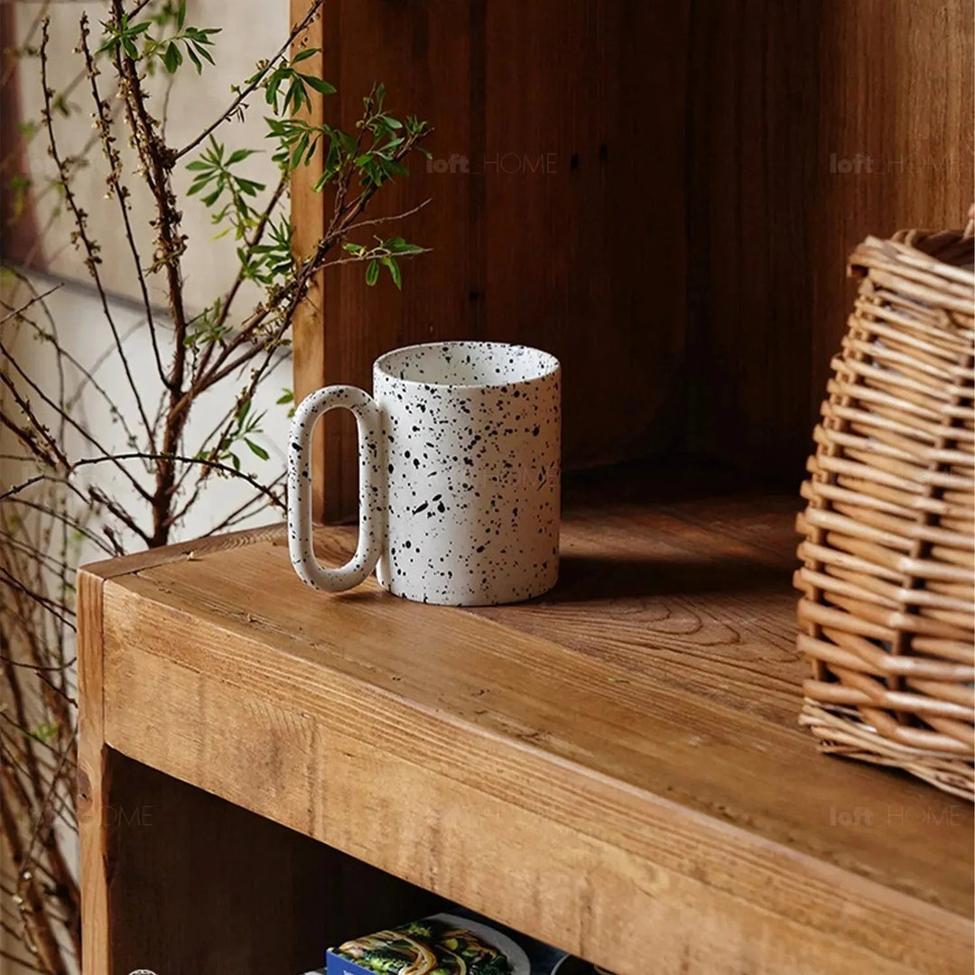 Rustic elm wood cabinet tyrant elm with context.