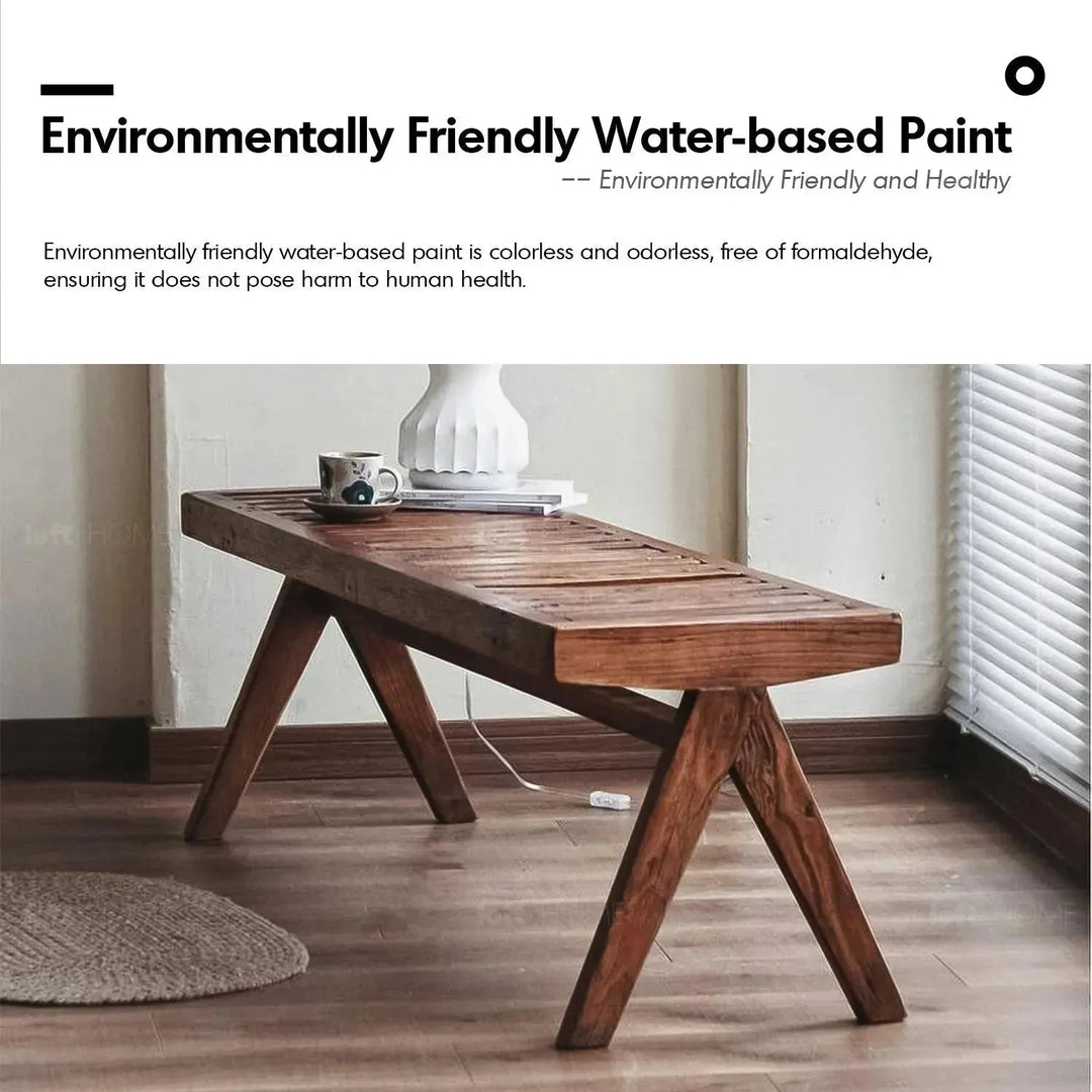 Rustic elm wood dining bench shadow elm situational feels.