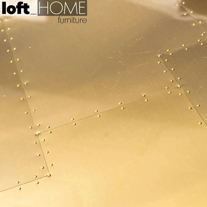 Vintage Genuine Leather Study Table OSMOND