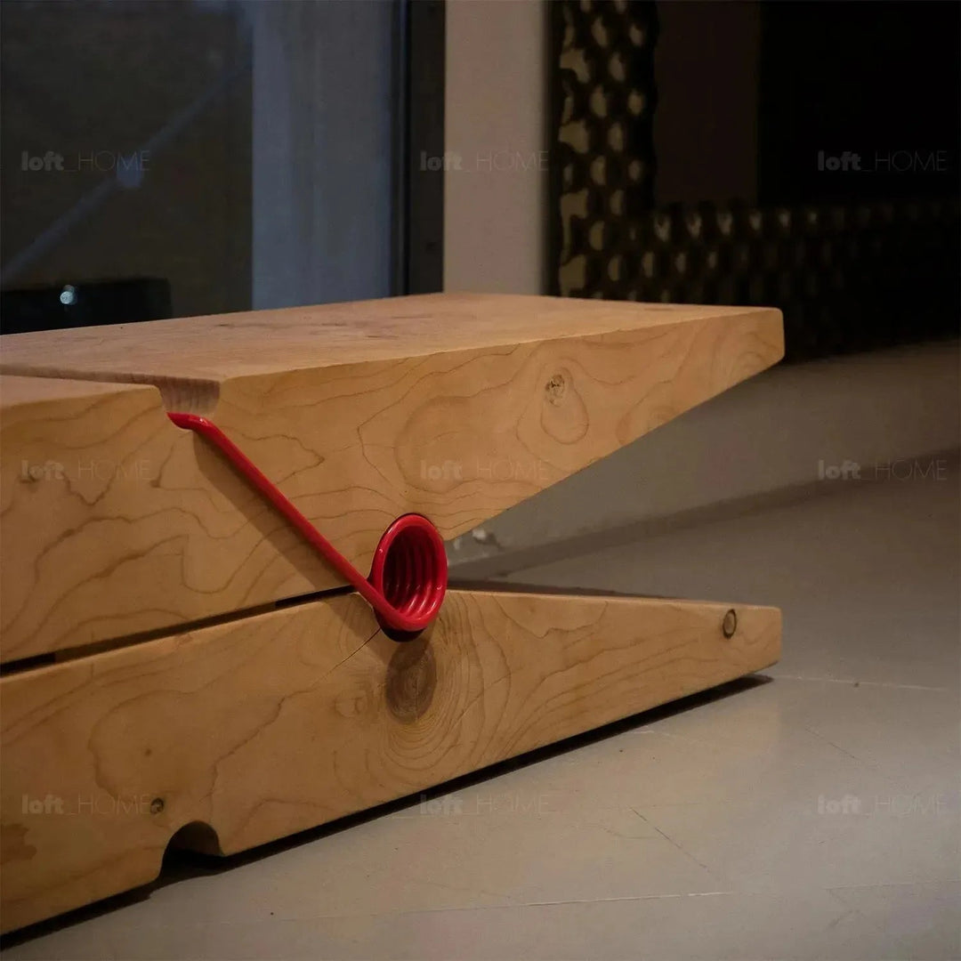 Rustic wood bench molletta with context.