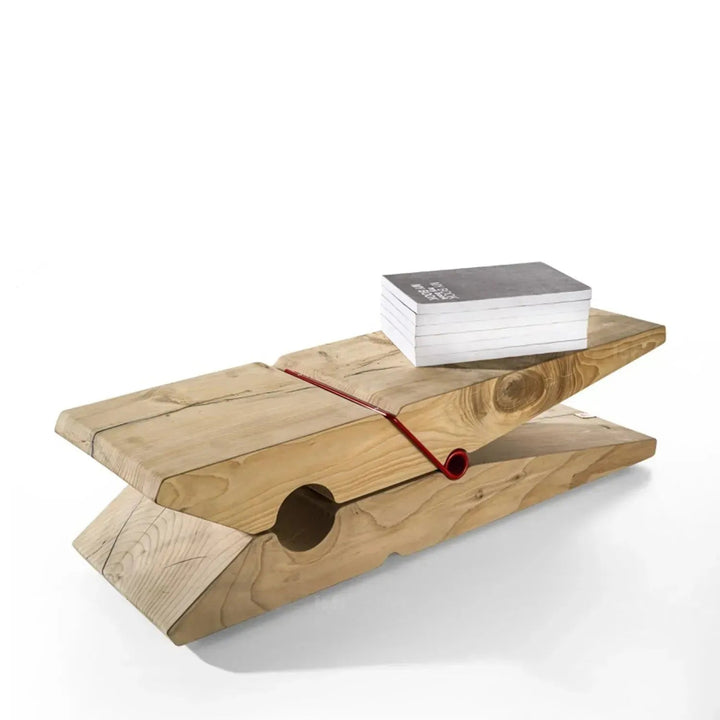 Rustic wood bench molletta detail 7.