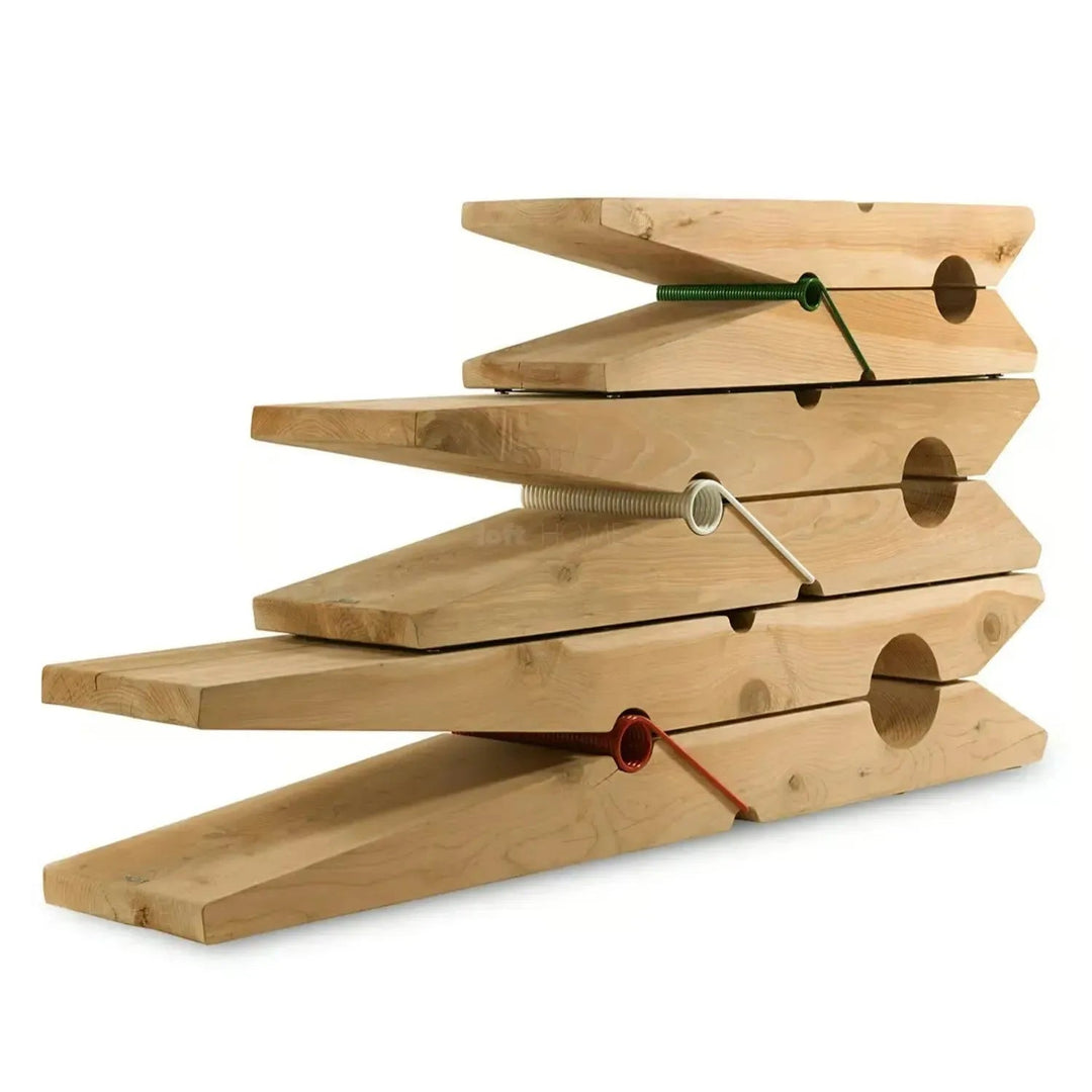 Rustic wood bench molletta detail 4.