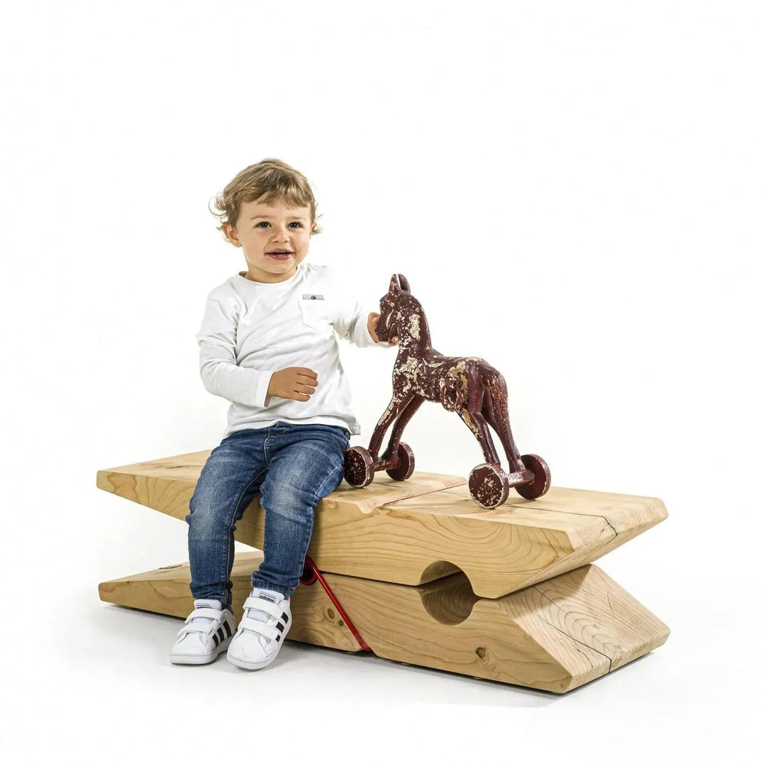 Rustic wood bench molletta detail 9.