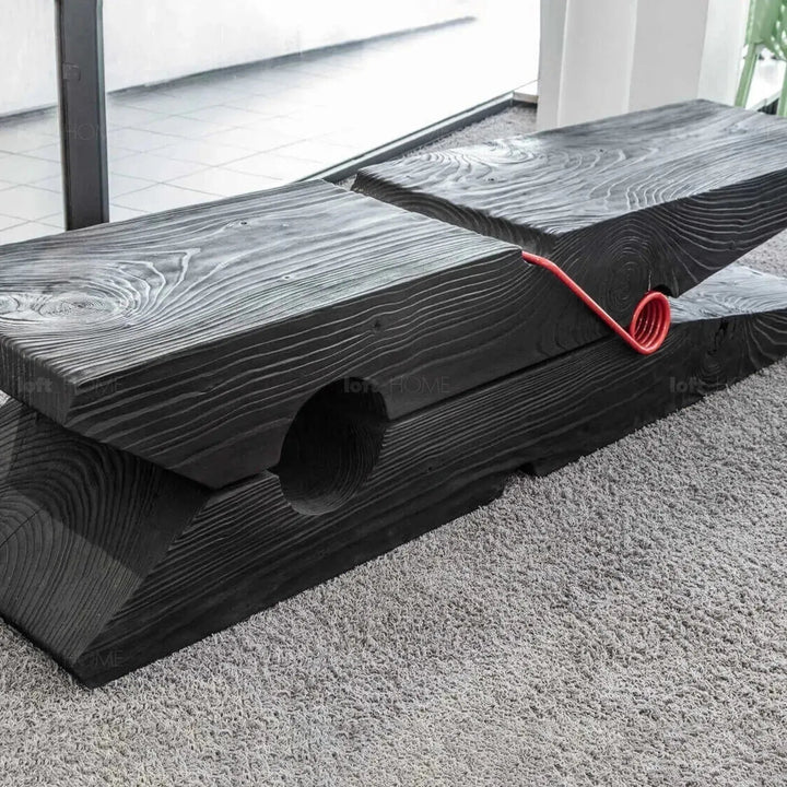 Rustic wood bench molletta situational feels.