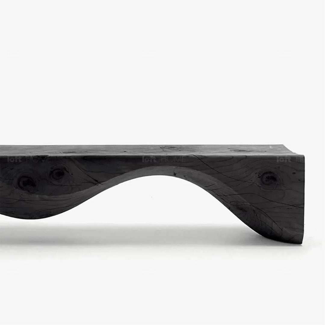 Rustic wood bench mountains environmental situation.