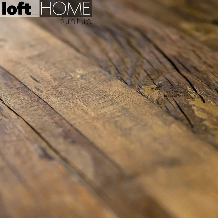 Industrial Wood Coffee Table RUSTIC