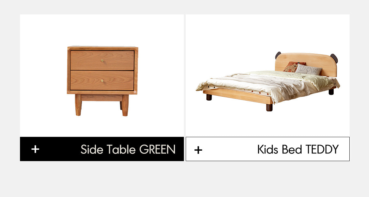 Scandinavian Beech Wood Kids Bed TEDDY More Details and Instruction_8