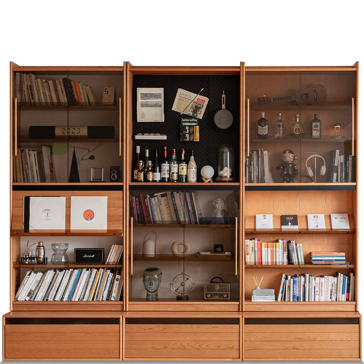 Scandinavian Cherry Wood Bookshelf STORY