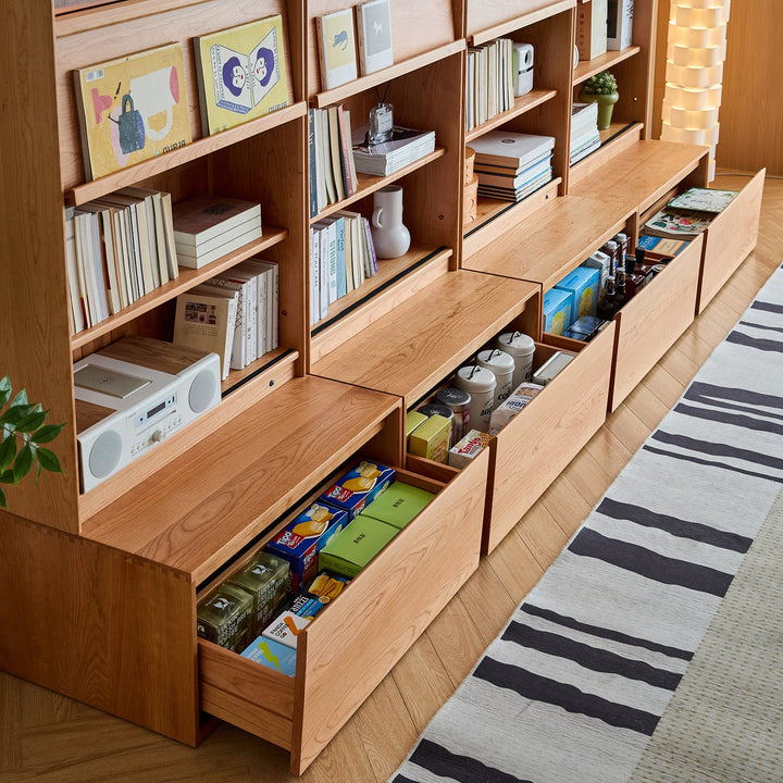 Scandinavian Cherry Wood Bookshelf VISTA