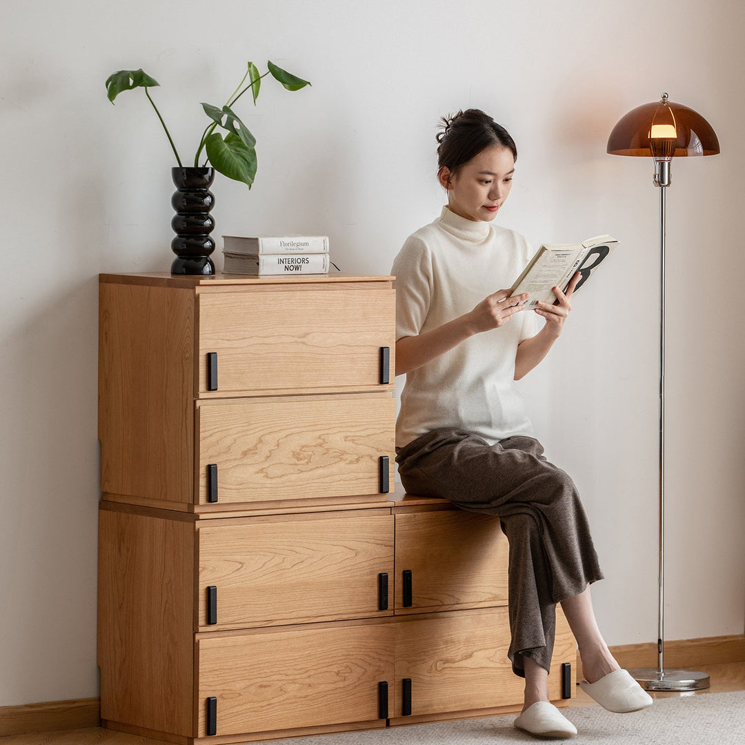 Scandinavian Cherry Wood Cabinet DOTTIE