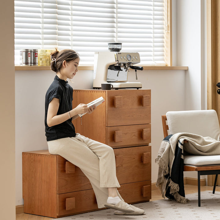 Scandinavian Cherry Wood Cabinet NIMBUS