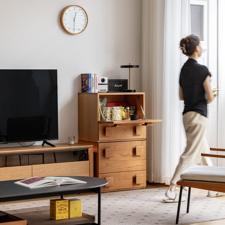 Scandinavian Cherry Wood Cabinet NIMBUS