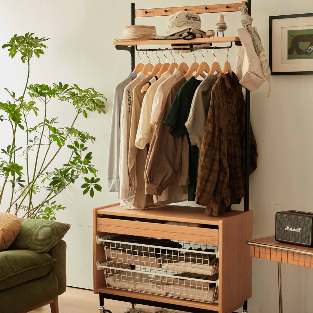 Scandinavian Cherry Wood Clothes Hanger COVE