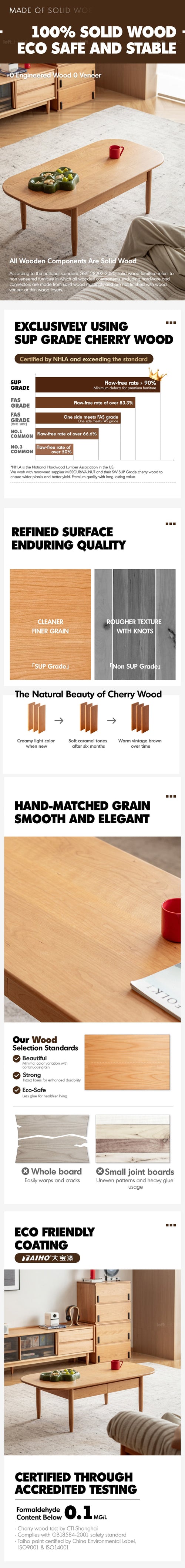 Scandinavian Cherry Wood Coffee Table VISTA Good to Know Preview-3