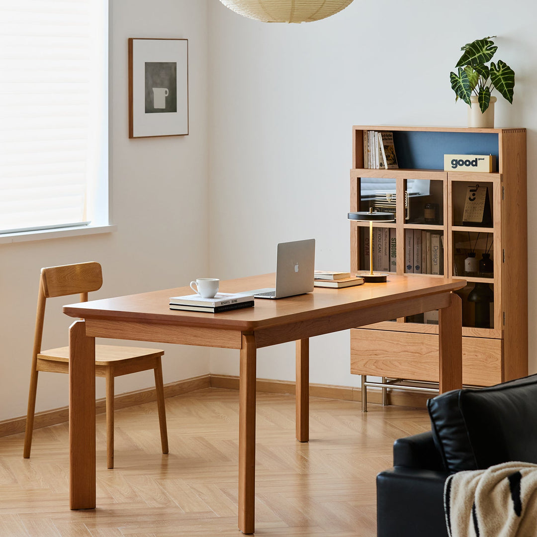 Scandinavian Cherry Wood Dining Table SQUARE