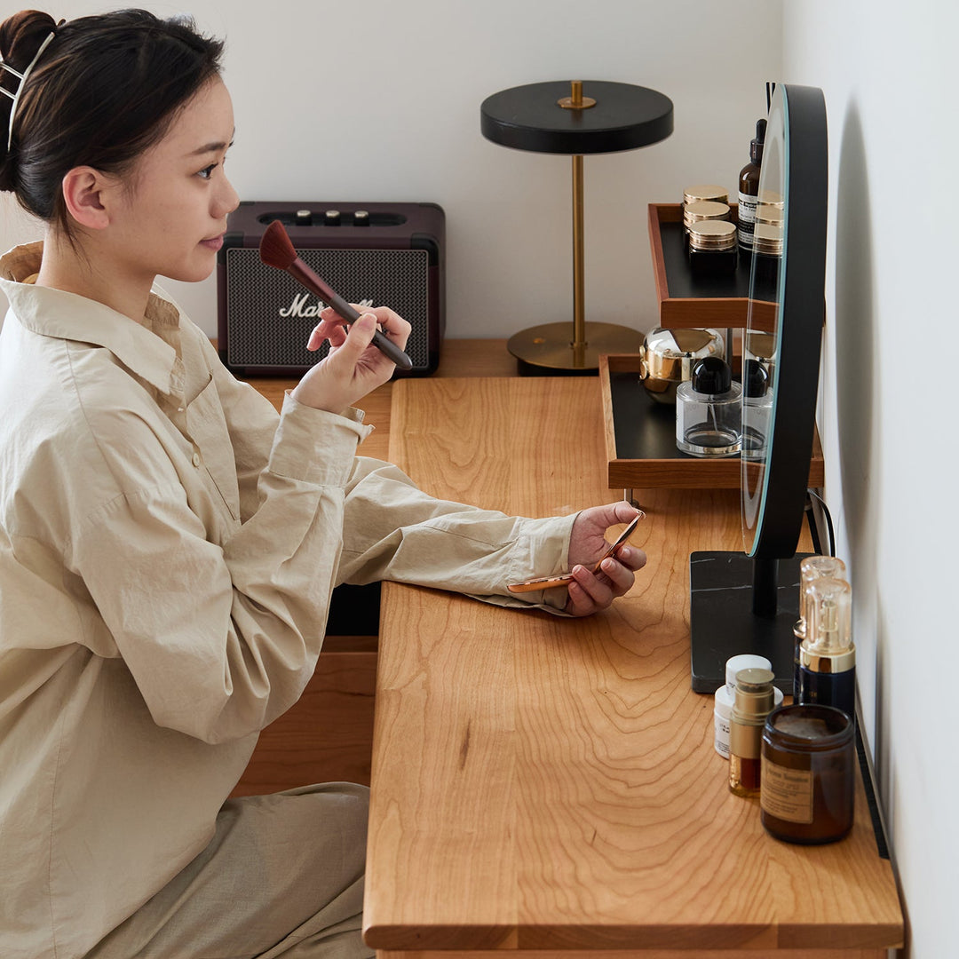 Scandinavian Cherry Wood Dressing Table SHORE