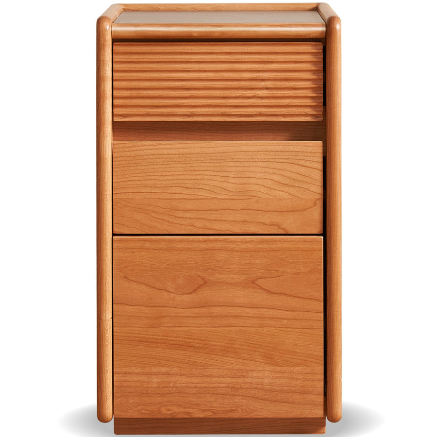 Scandinavian Cherry Wood Side Table AURIA