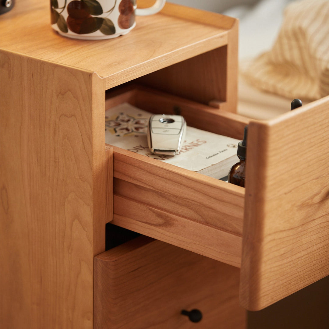 Scandinavian Cherry Wood Side Table CABO