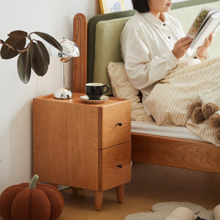 Scandinavian Cherry Wood Side Table CABO