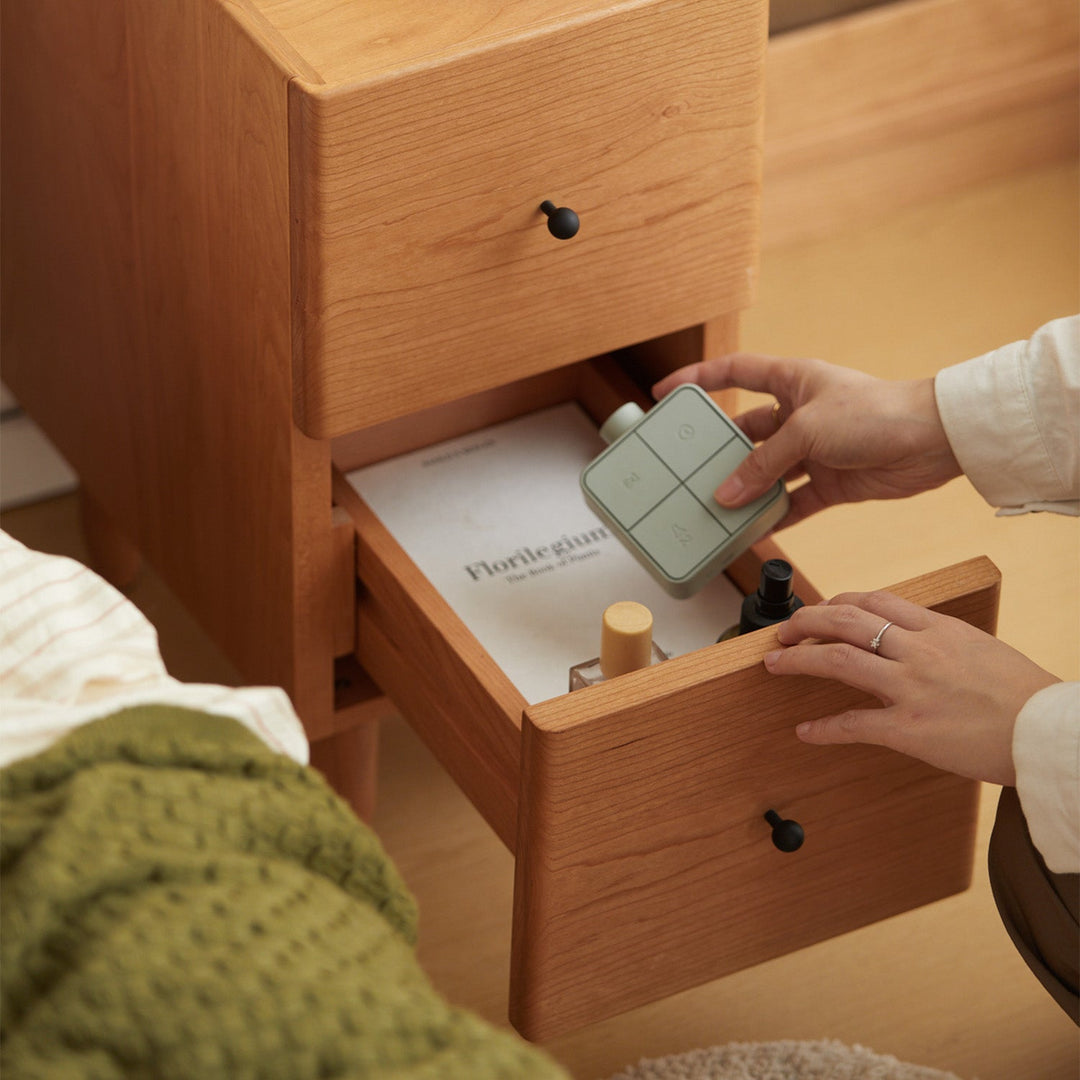 Scandinavian Cherry Wood Side Table CABO