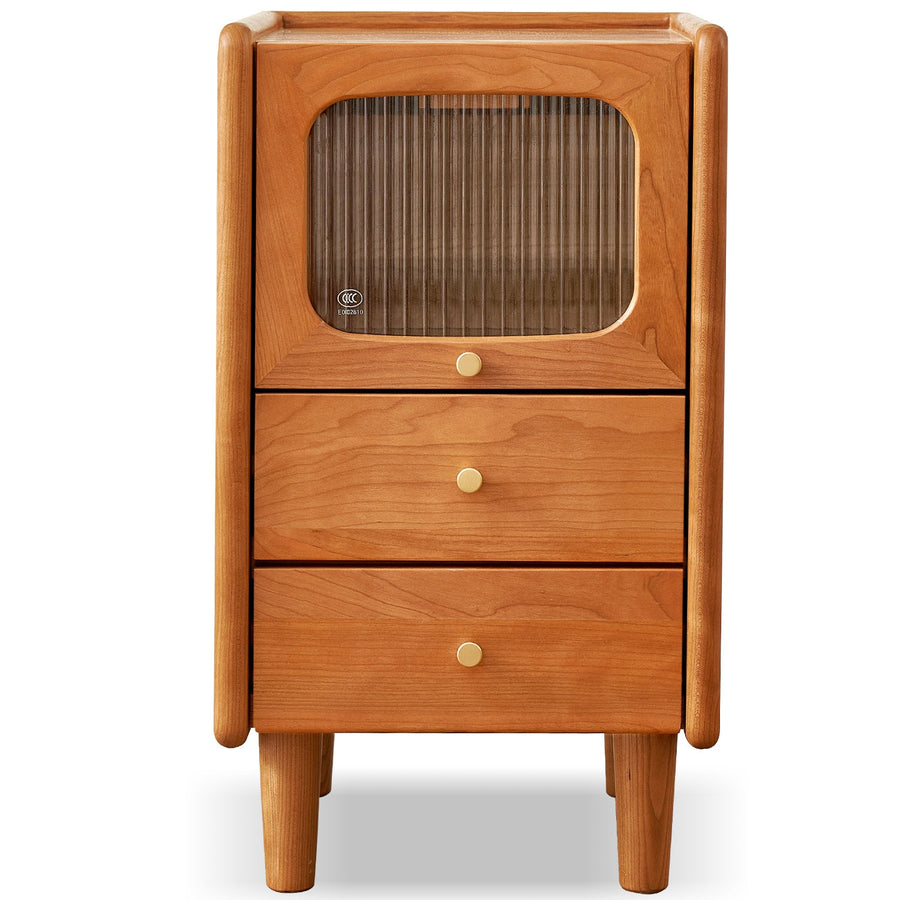 Scandinavian Cherry Wood Side Table SKYLAR