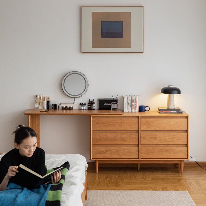 Scandinavian Cherry Wood Dressing Table VISTA