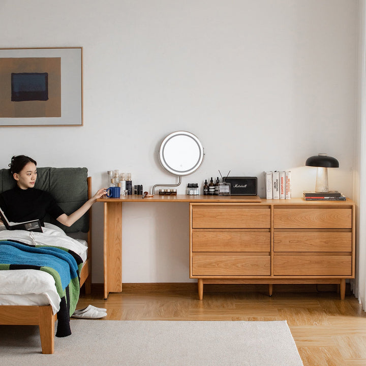 Scandinavian Cherry Wood Dressing Table VISTA