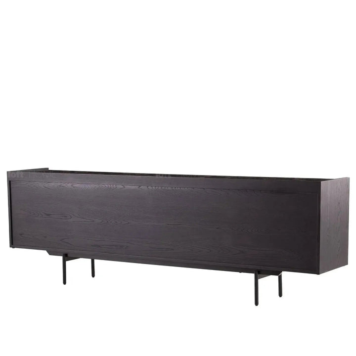 Japandi elm wood storage cabinet paragon material variants.