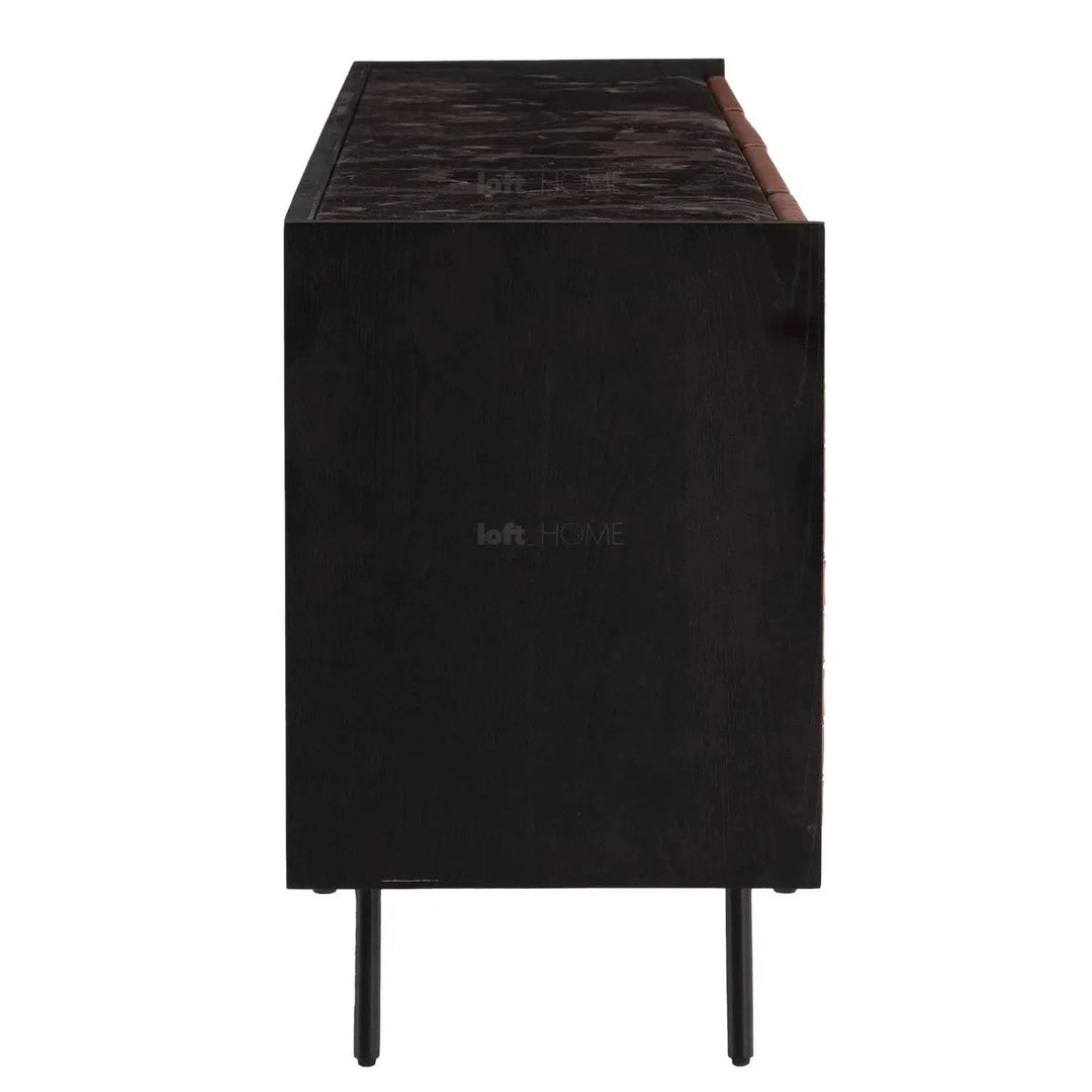 Japandi elm wood storage cabinet paragon color swatches.