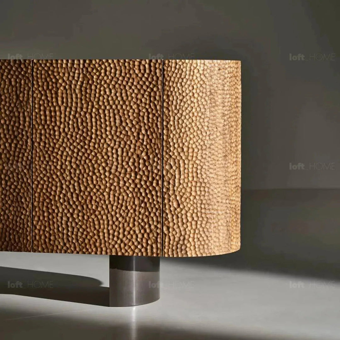 Scandinavian Elm Wood Storage Cabinet VORTEX