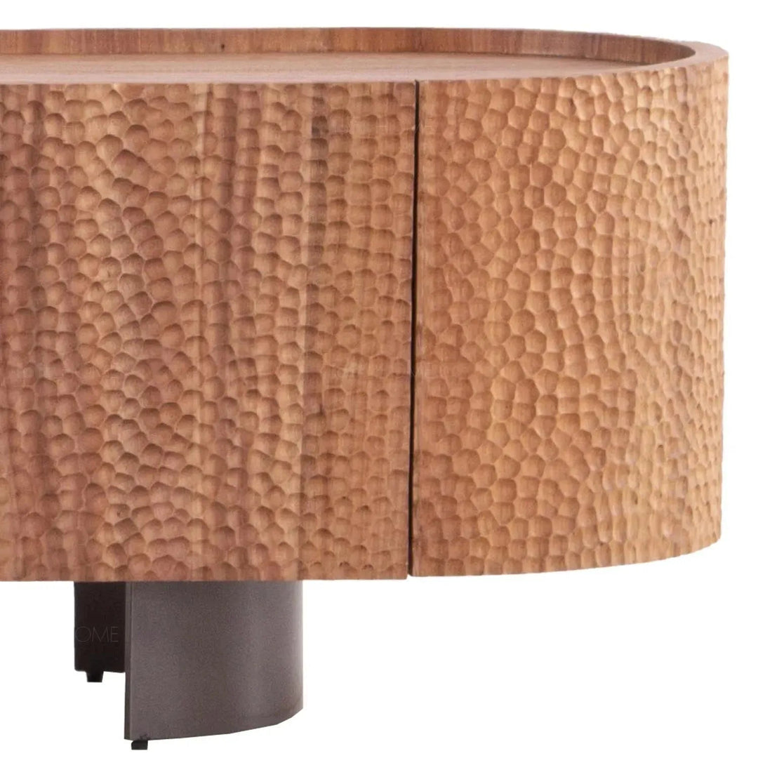 Scandinavian Elm Wood TV Console SAVVY