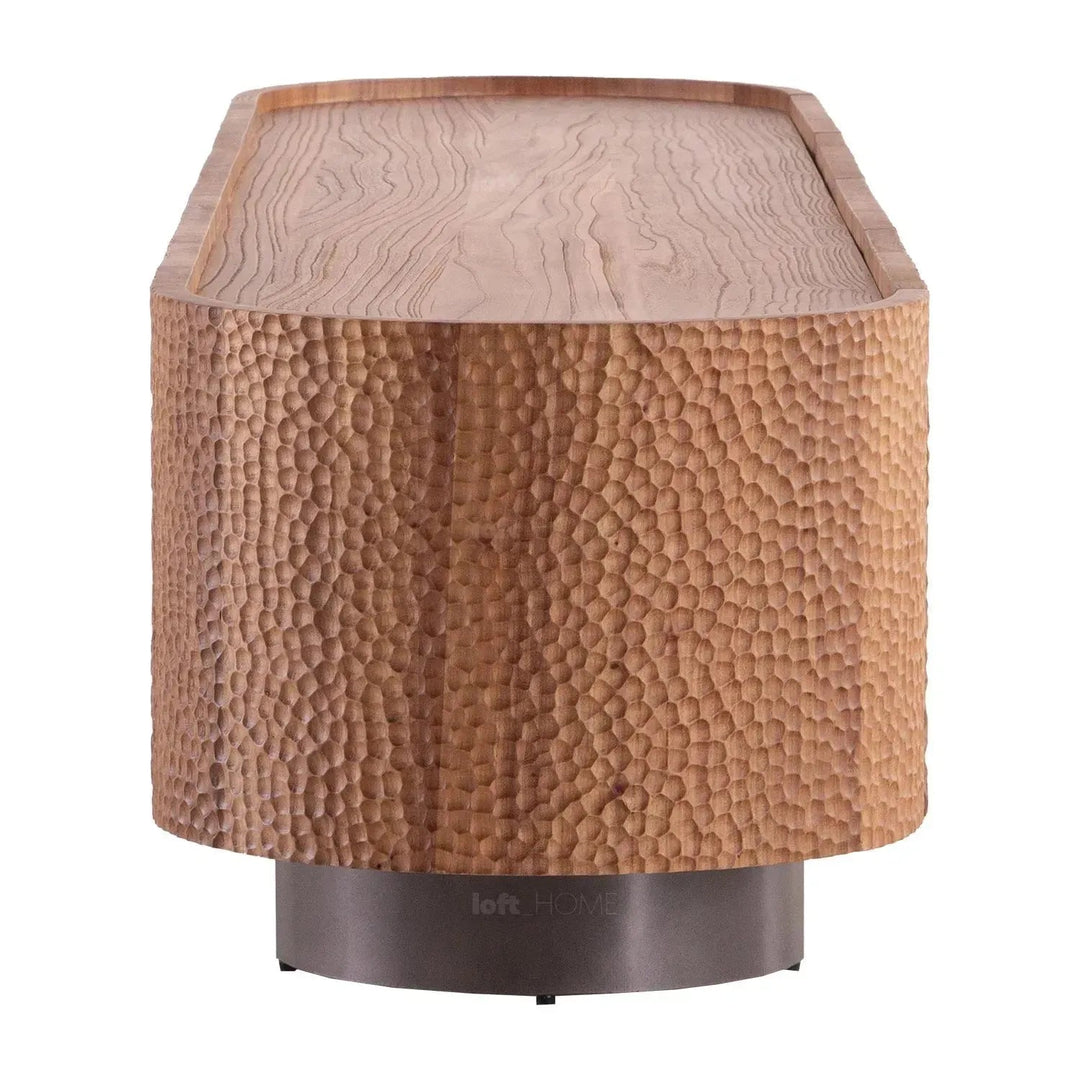 Scandinavian Elm Wood TV Console SAVVY