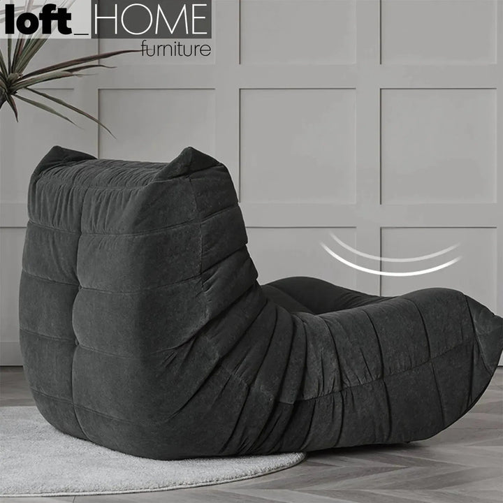 Bauhaus fabric modular 1 seater sofa cater detail 21.