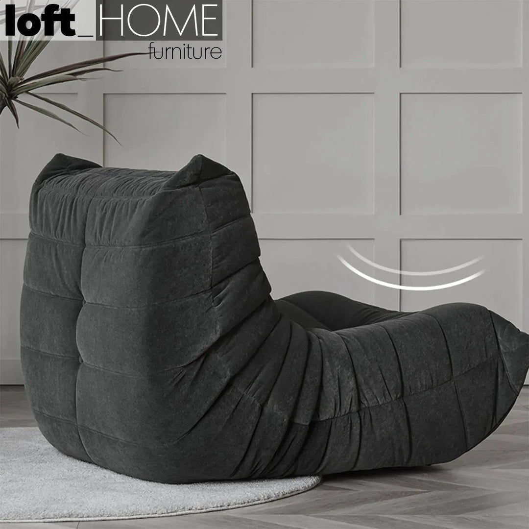 Bauhaus fabric modular 1 seater sofa cater detail 21.