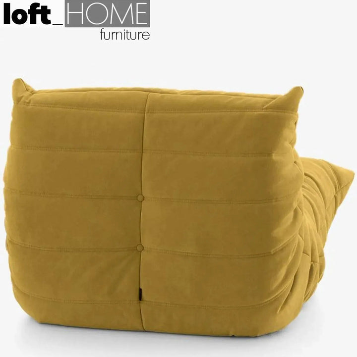 Contemporary fabric modular 1 seater sofa cater detail 6.