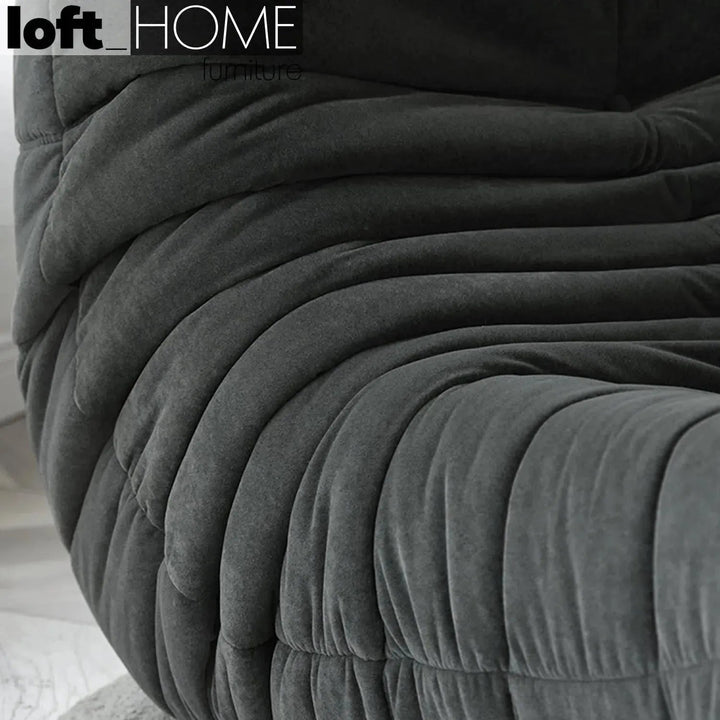 Bauhaus fabric modular 1 seater sofa cater detail 25.