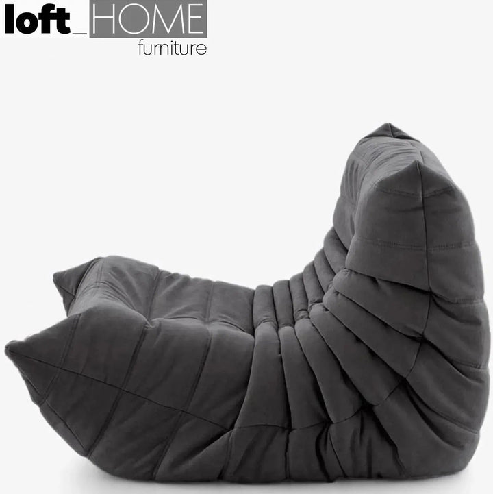 Bauhaus fabric modular 1 seater sofa cater detail 28.