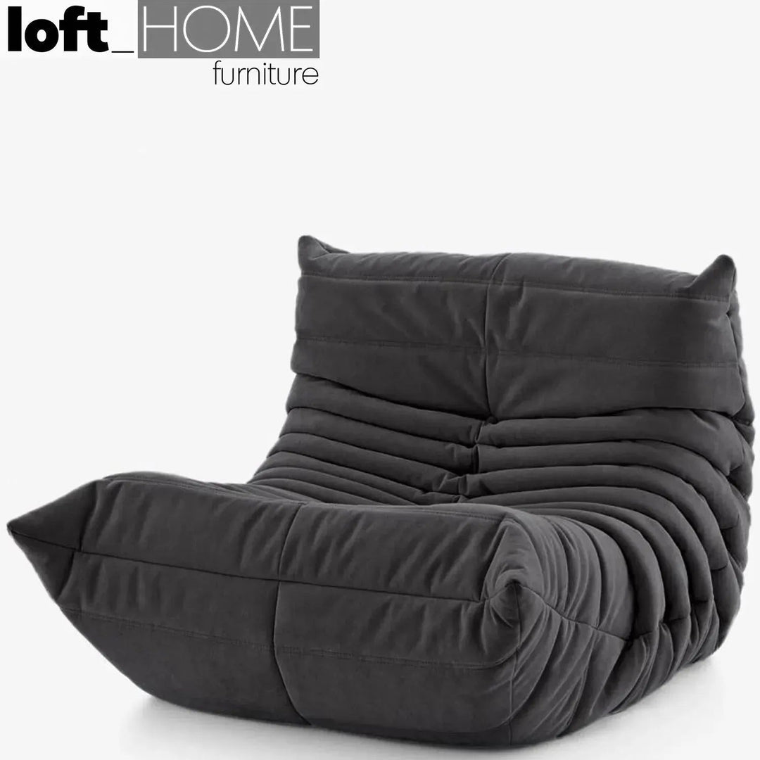 Bauhaus fabric modular 1 seater sofa cater detail 27.