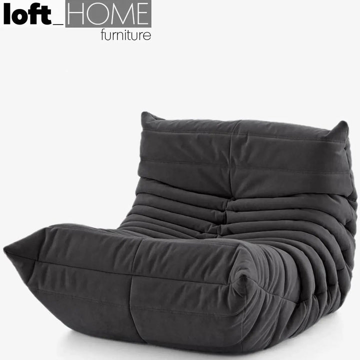 Bauhaus fabric modular 1 seater sofa cater detail 27.