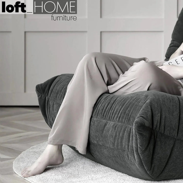 Bauhaus fabric modular 1 seater sofa cater detail 23.