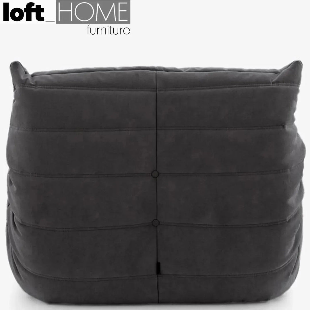 Bauhaus fabric modular 1 seater sofa cater detail 31.