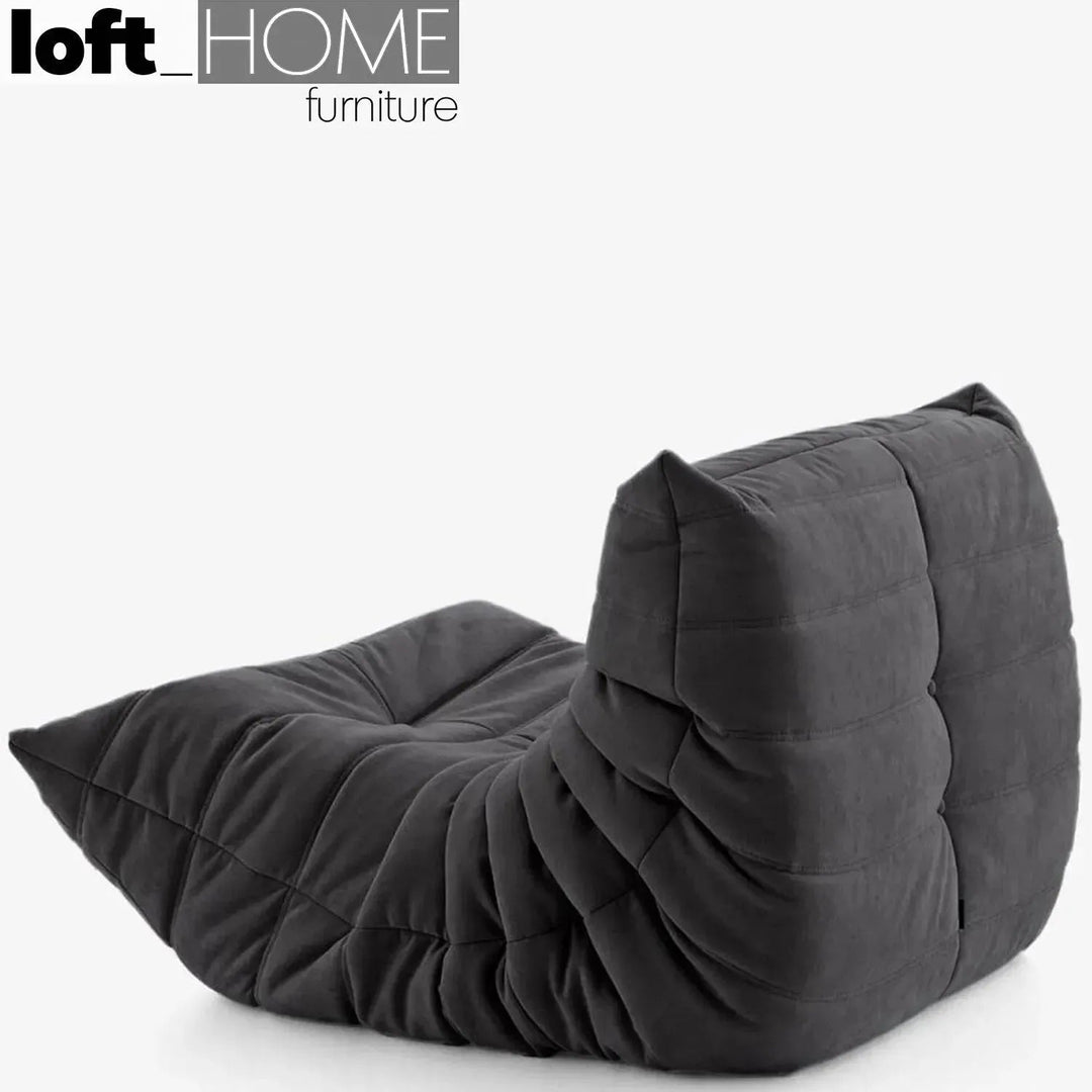 Bauhaus fabric modular 1 seater sofa cater detail 29.