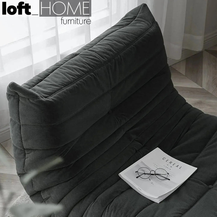 Bauhaus fabric modular 1 seater sofa cater detail 26.
