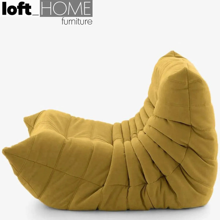 Bauhaus fabric modular 1 seater sofa cater detail 5.
